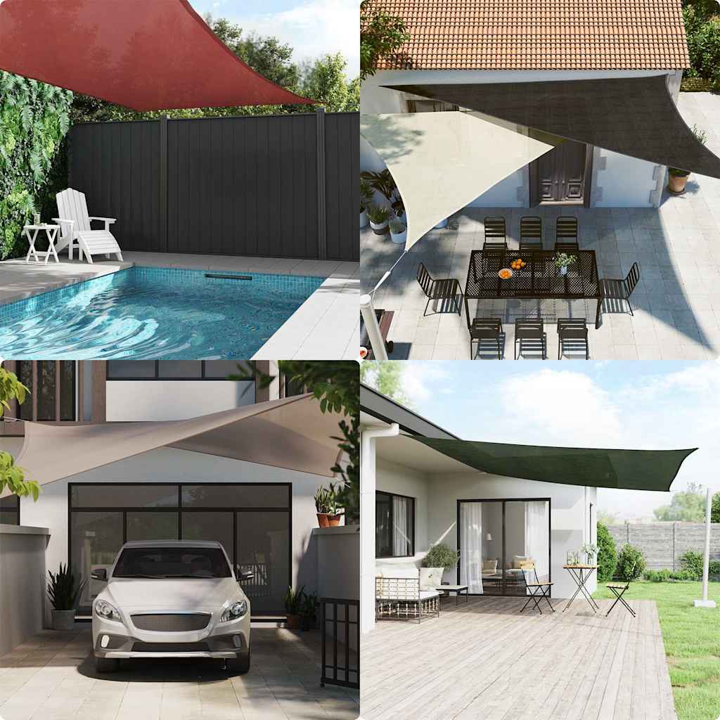 Sunshade Sail 160 g/m² Terracotta 2x3.5 m HDPE