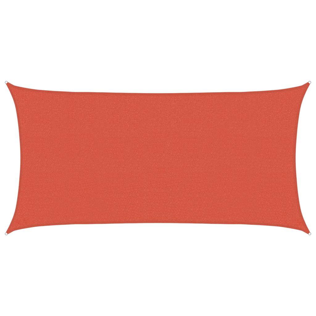Sunshade Sail 160 g/m² Terracotta 2x4 m HDPE