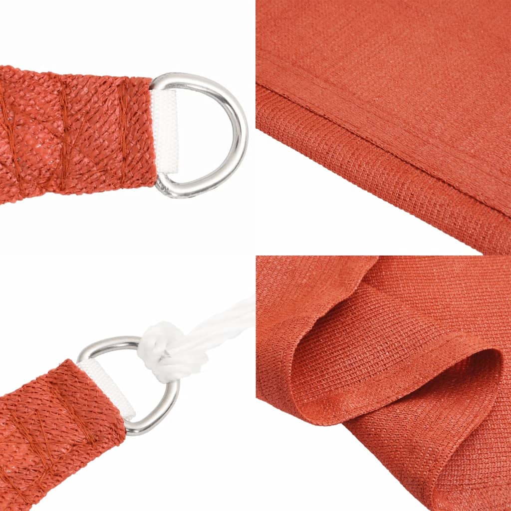 Sunshade Sail 160 g/m² Terracotta 6x8 m HDPE