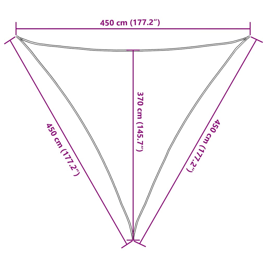 Sun Sail | Terracotta | HDPE (high-density polyethylene)