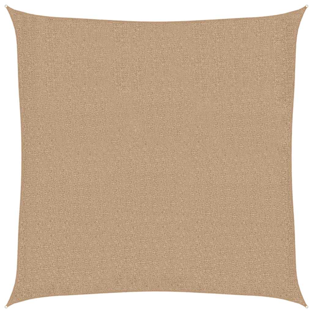 Sunshade Sail 160 g/m² Taupe 4.5x4.5 m HDPE