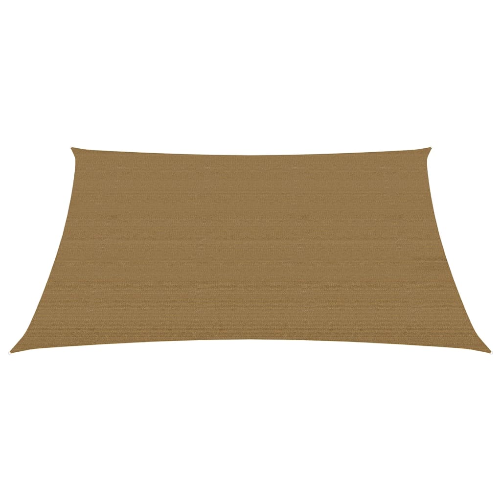 vidaXL Sunshade Sail 160 g/m² Taupe 2x3.5 m HDPE