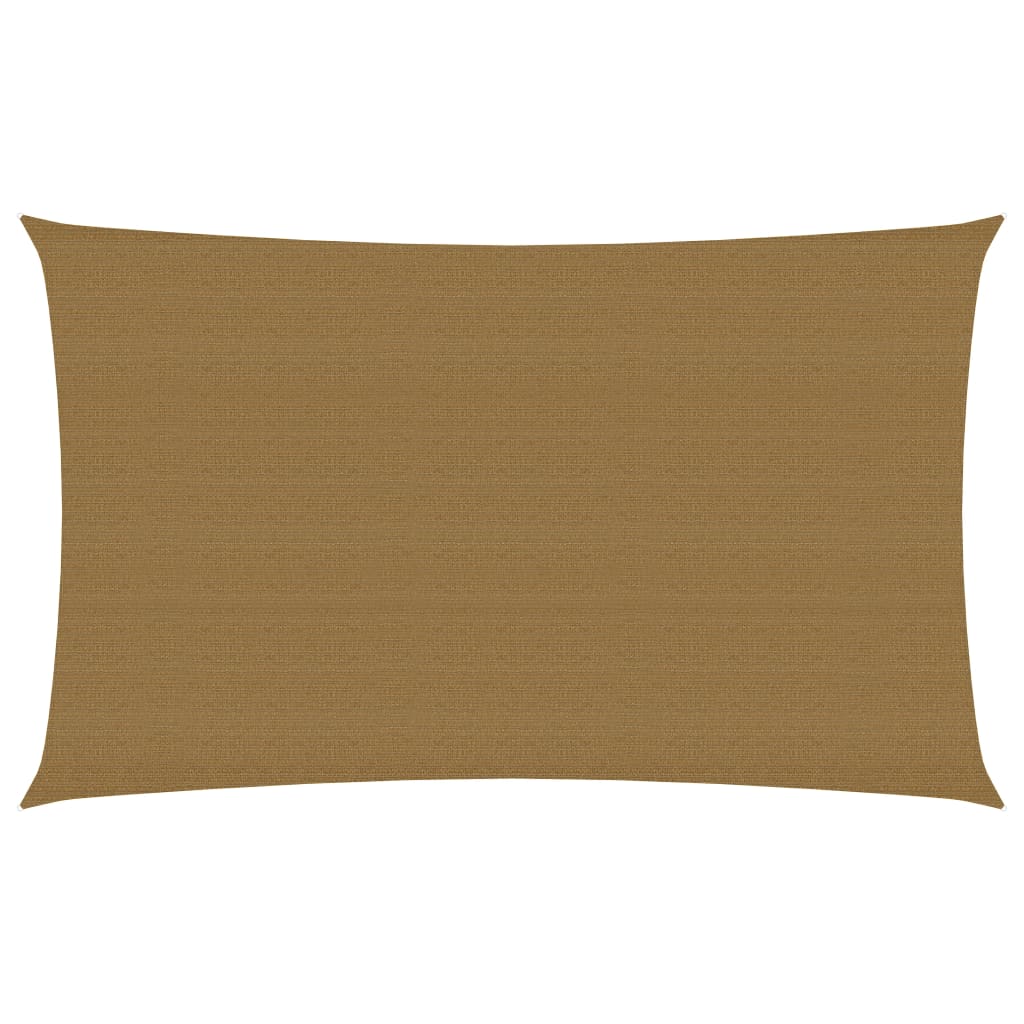 vidaXL Sunshade Sail 160 g/m² Taupe 2x5 m HDPE