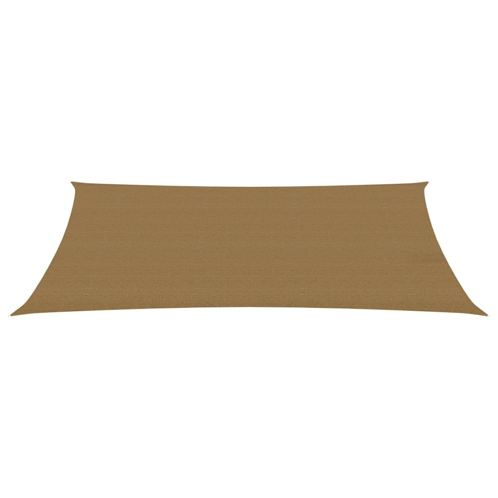 vidaXL Sunshade Sail 160 g/m² Taupe 2x5 m HDPE