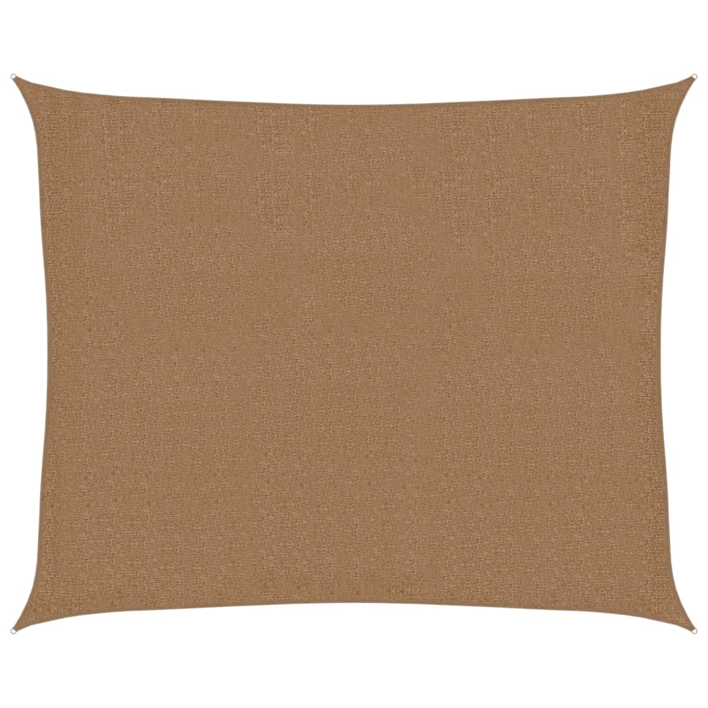 vidaXL Sunshade Sail 160 g/m² Taupe 2.5x3 m HDPE