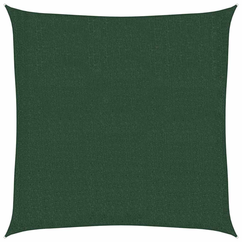 Sunshade Sail 160 g/m² Dark Green 3x3 m HDPE