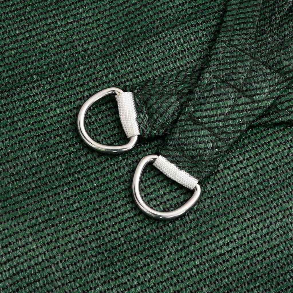 Sunshade Sail 160 g/m² Dark Green 3.6x3.6 m HDPE