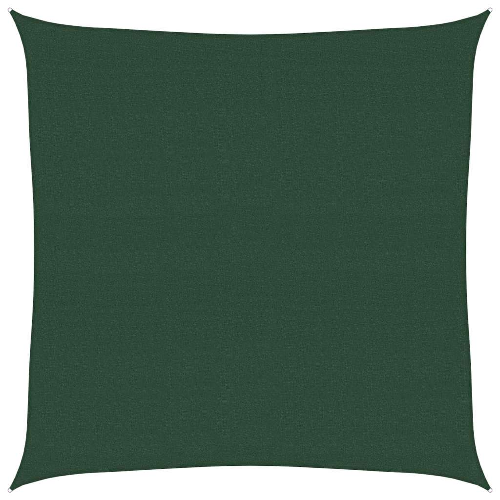 Sunshade Sail 160 g/m² Dark Green 4x4 m HDPE