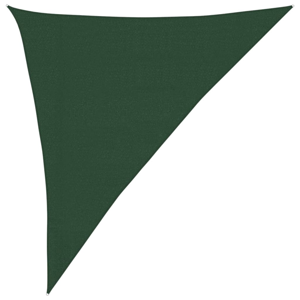 vidaXL Sunshade Sail 160 g/m² Dark Green 3x4x5 m HDPE