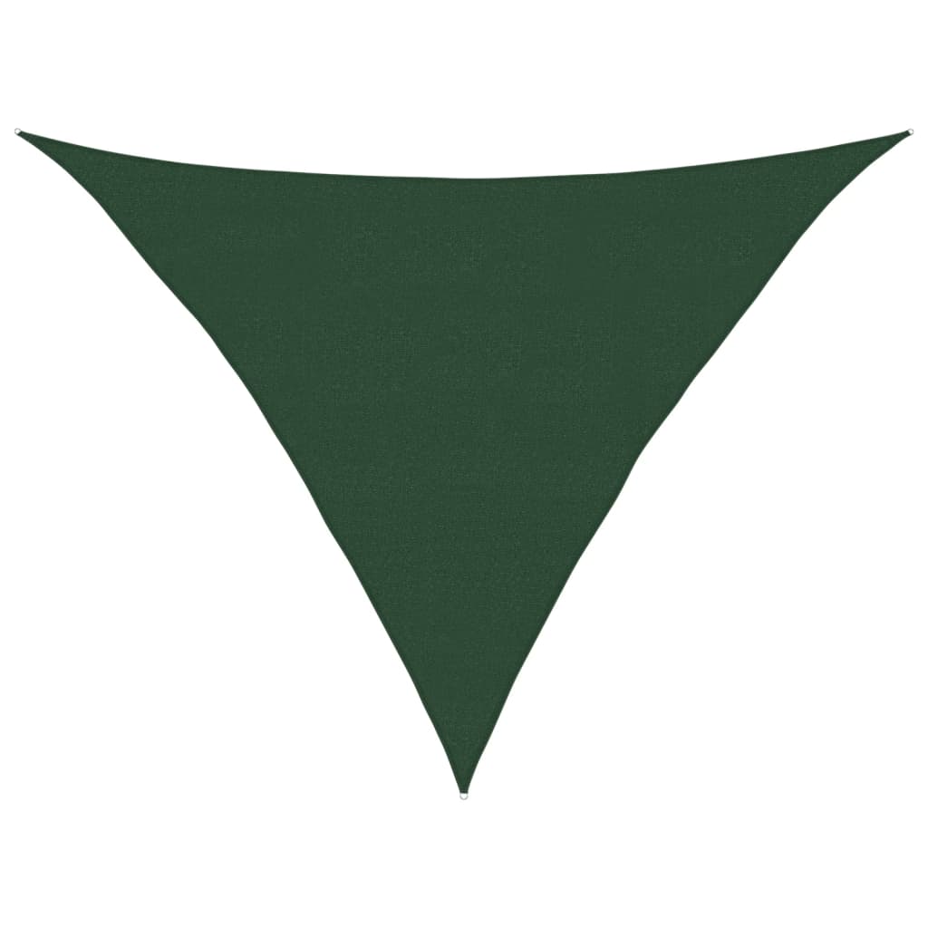 vidaXL Sunshade Sail 160 g/m² Dark Green 5x5x6 m HDPE