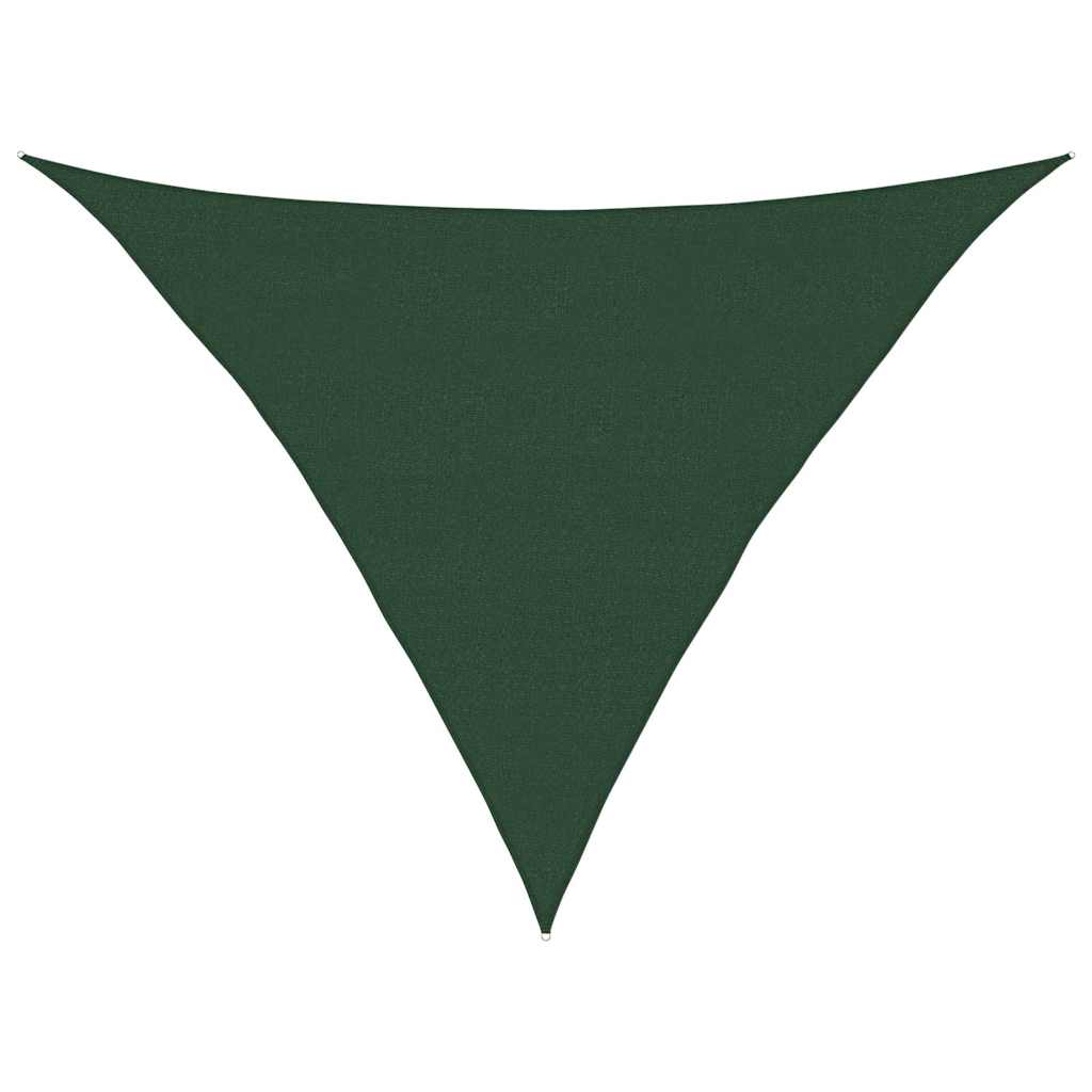311485 vidaXL Sunshade Sail 160 g/m² Dark Green 5x5x6 m HDPE