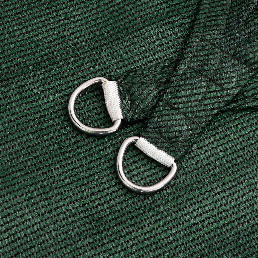 Sunshade Sail 160 g/m² Trapezium Dark Green 4/5x3 m HDPE