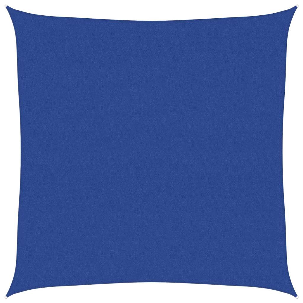 Sunshade Sail 160 g/m² Square Blue 6x6 m HDPE