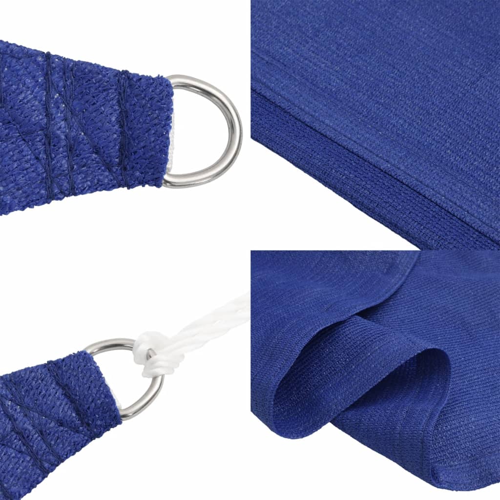 Sunshade Sail 160 g/m² Square Blue 7x7 m HDPE
