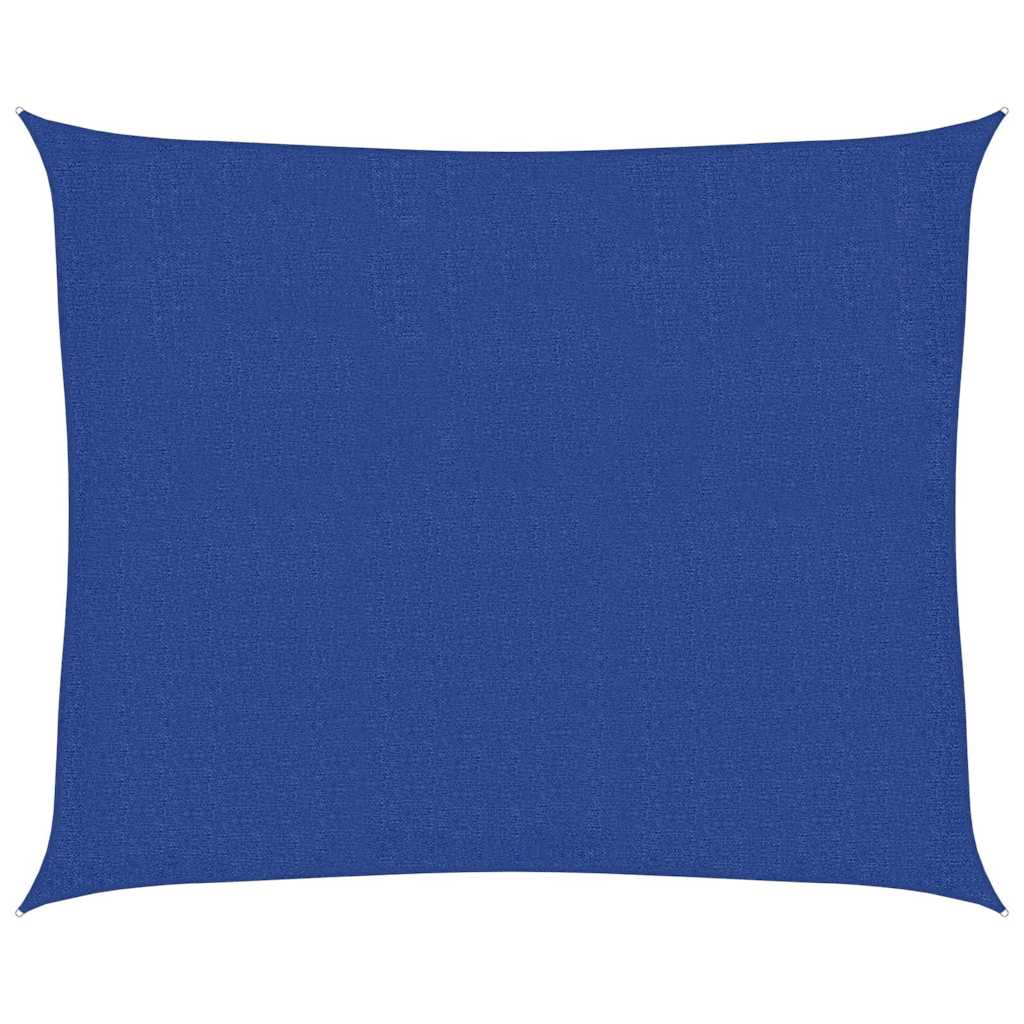 Sunshade Sail 160 g/m² Blue 2.5x3 m HDPE