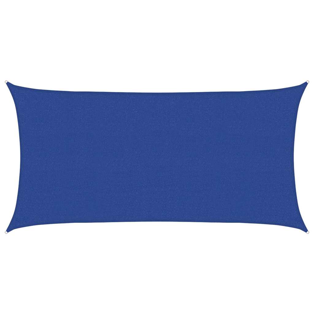 Sunshade Sail 160 g/m² Blue 2.5x4.5 m HDPE