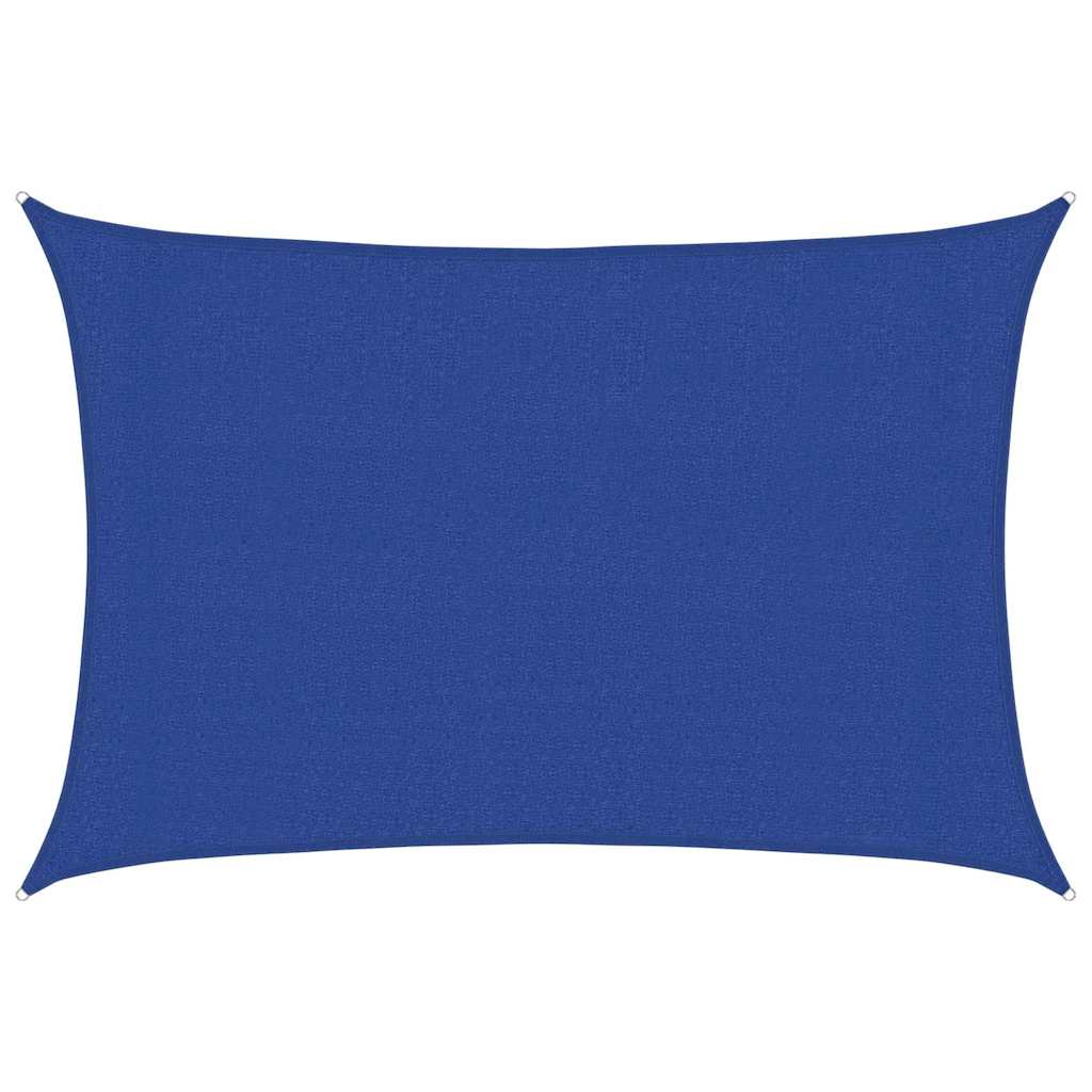 Sunshade Sail 160 g/m² Rectangular Blue 3x4 m HDPE