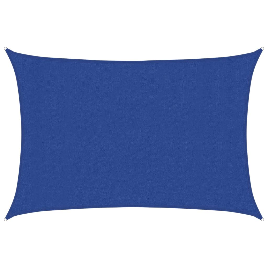 vidaXL Sunshade Sail 160 g/m² Rectangular Blue 3x5 m HDPE