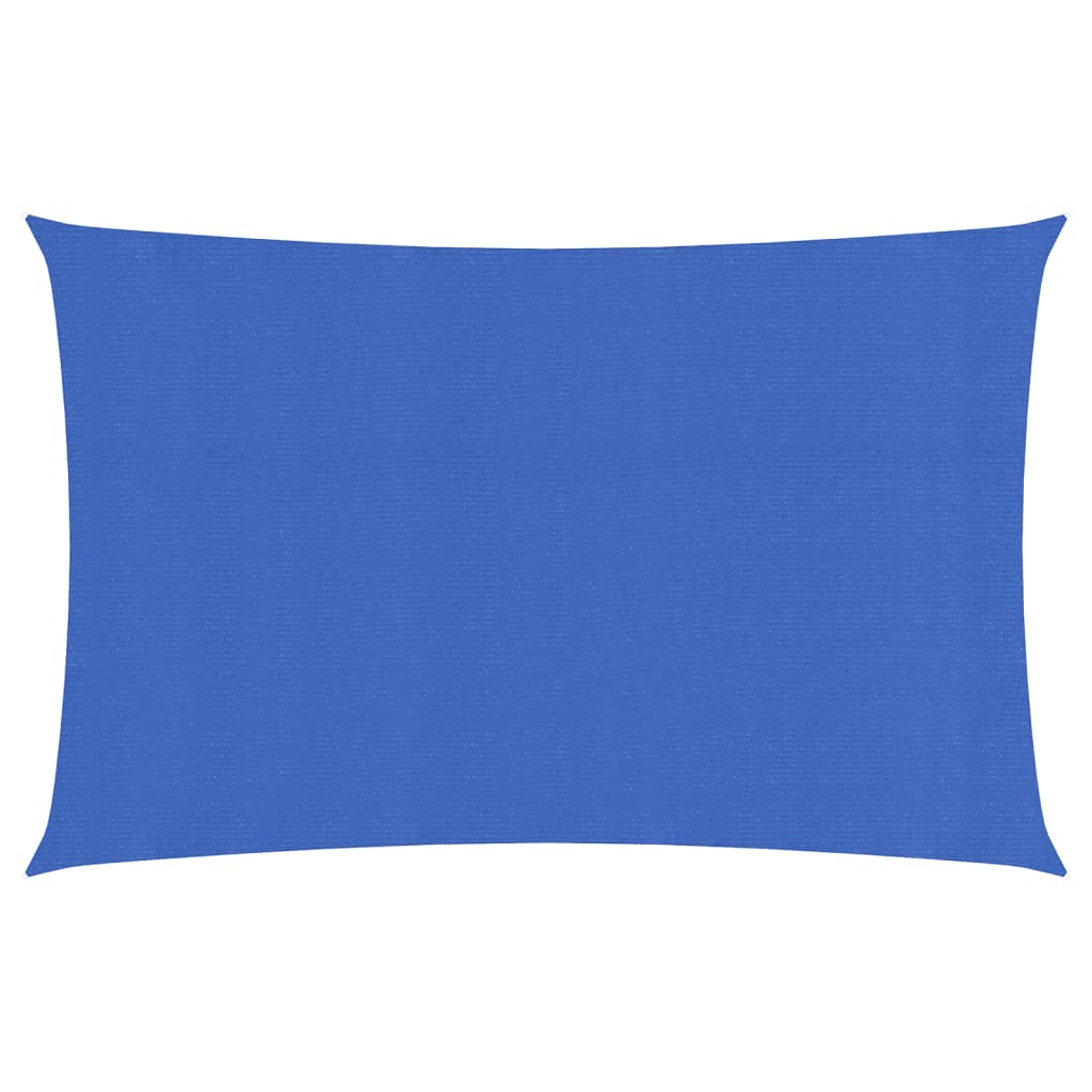 vidaXL Sunshade Sail 160 g/m² Rectangular Blue 3x6 m HDPE