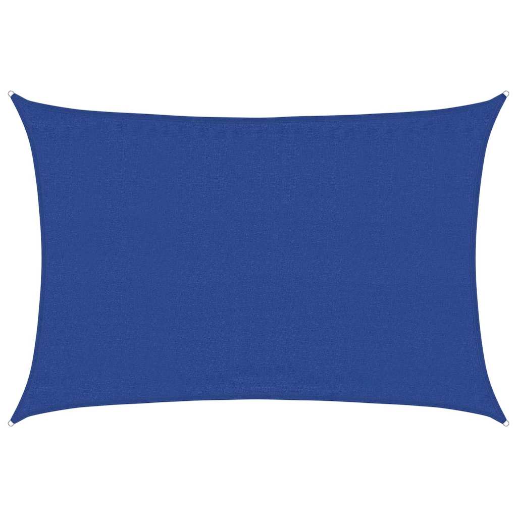 Sunshade Sail 160 g/m² Rectangular Blue 3.5x5 m HDPE