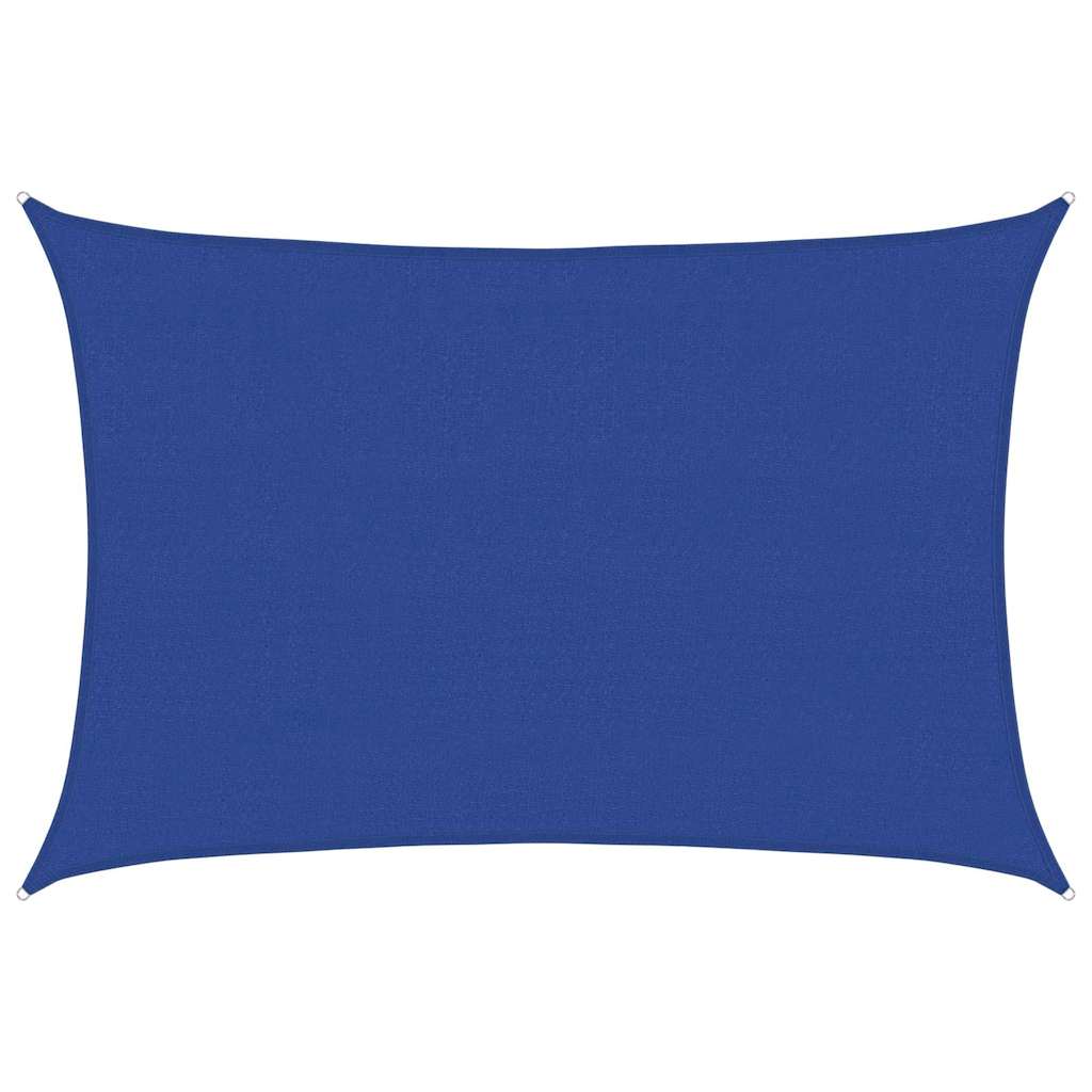Sunshade Sail 160 g/m² Rectangular Blue 4x5 m HDPE