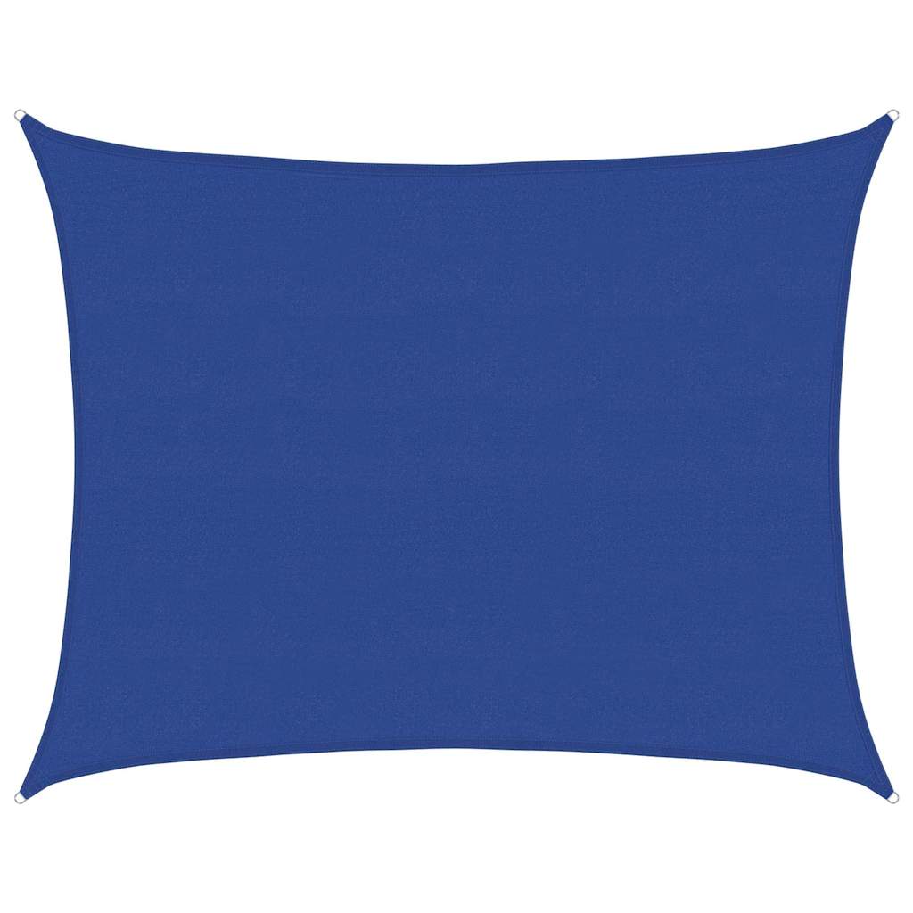Sunshade Sail 160 g/m² Rectangular Blue 6x7 m HDPE