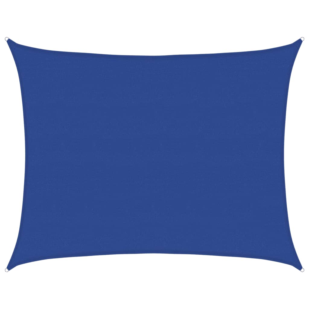 Sunshade Sail 160 g/m² Rectangular Blue 6x8 m HDPE