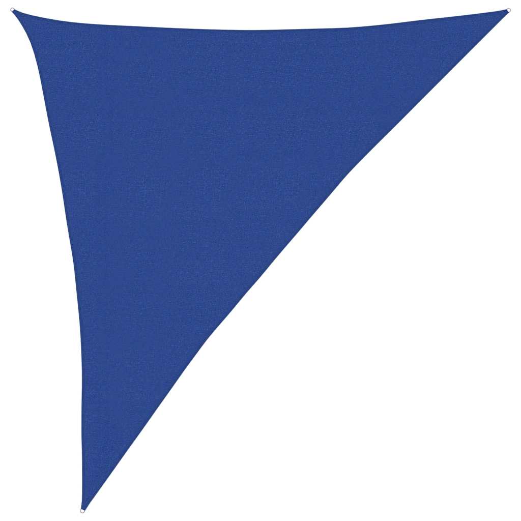 Sunshade Sail 160 g/m² Triangular Blue 3x4x5 m HDPE