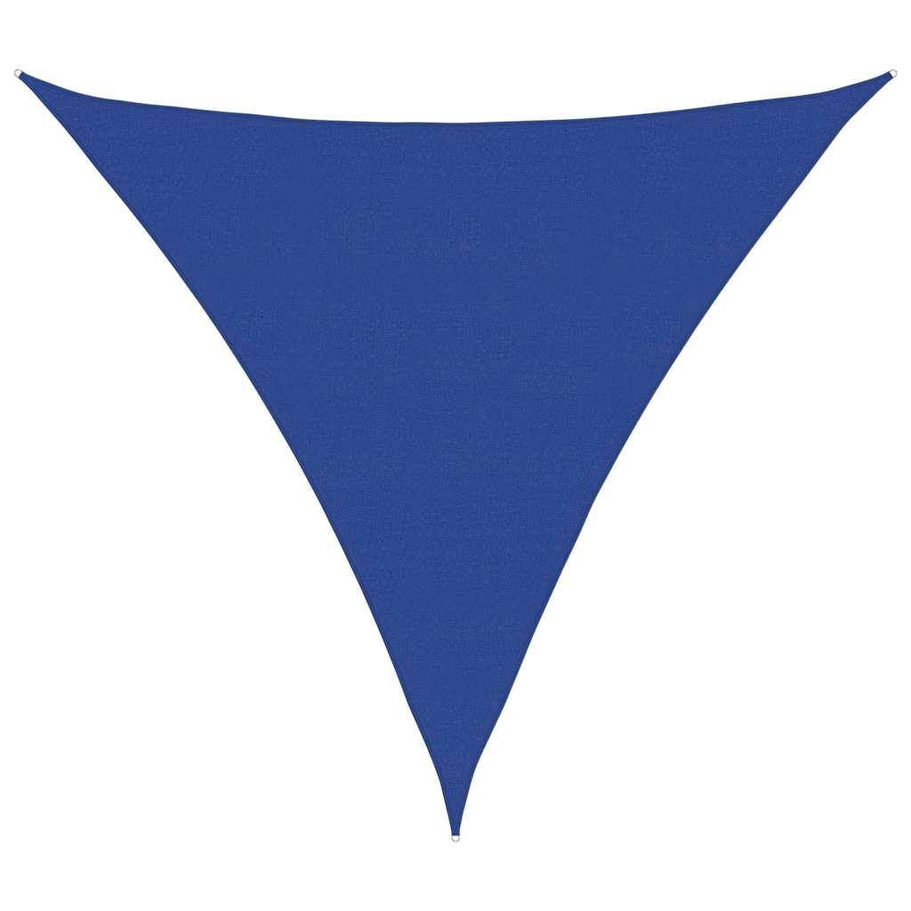 Sunshade Sail 160 g/m² Triangular Blue 6x6x6 m HDPE