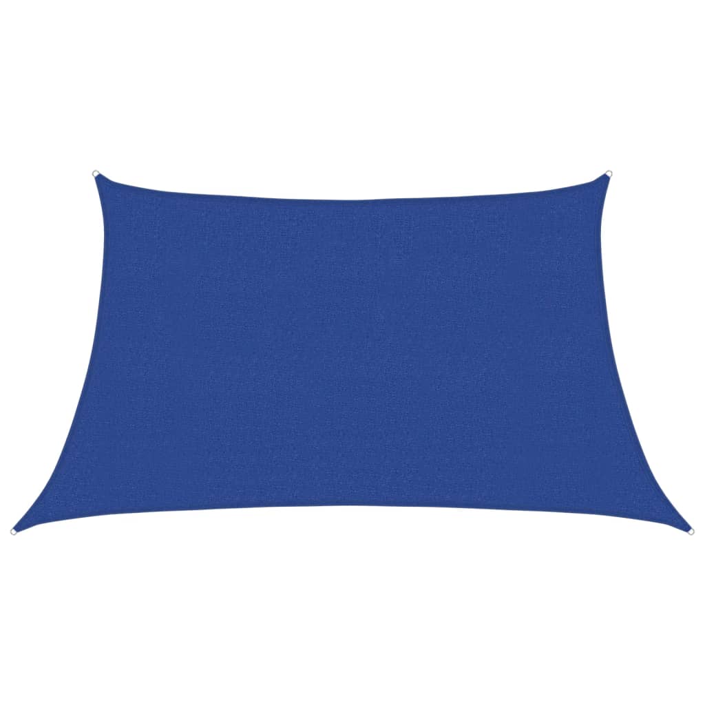 vidaXL Sunshade Sail 160 g/m² Blue 3/4x2 m HDPE