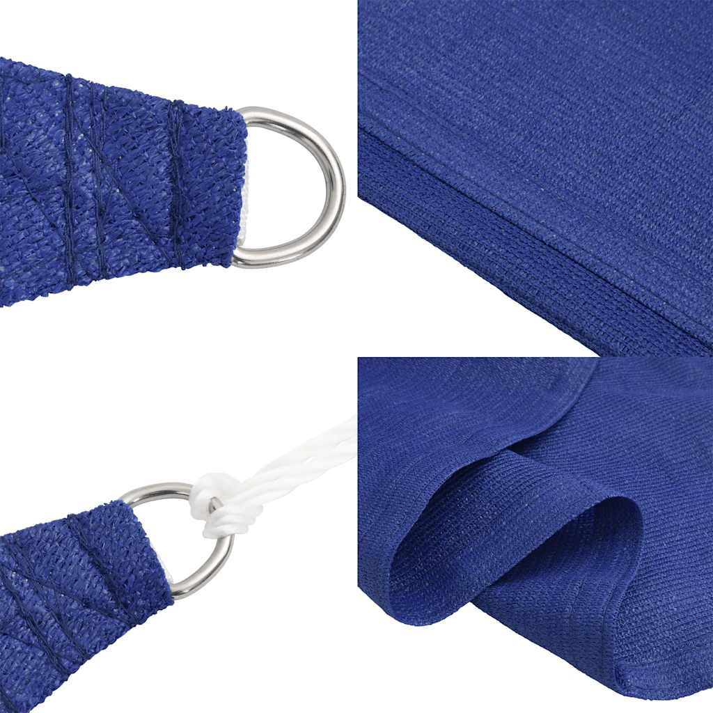 Sunshade Sail 160 g/m² Trapezium Blue 4/5x3 m HDPE