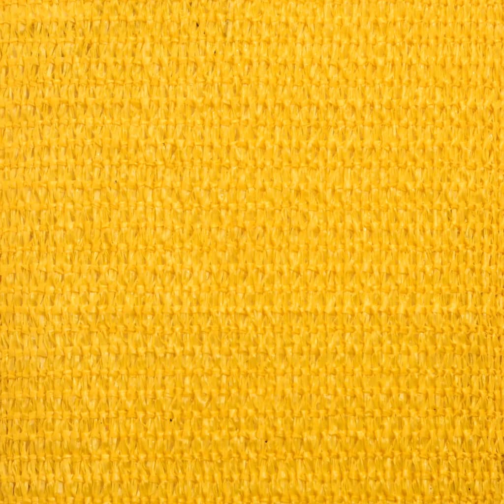 Sunshade Sail 160 g/m² Yellow 3.6x3.6 m HDPE
