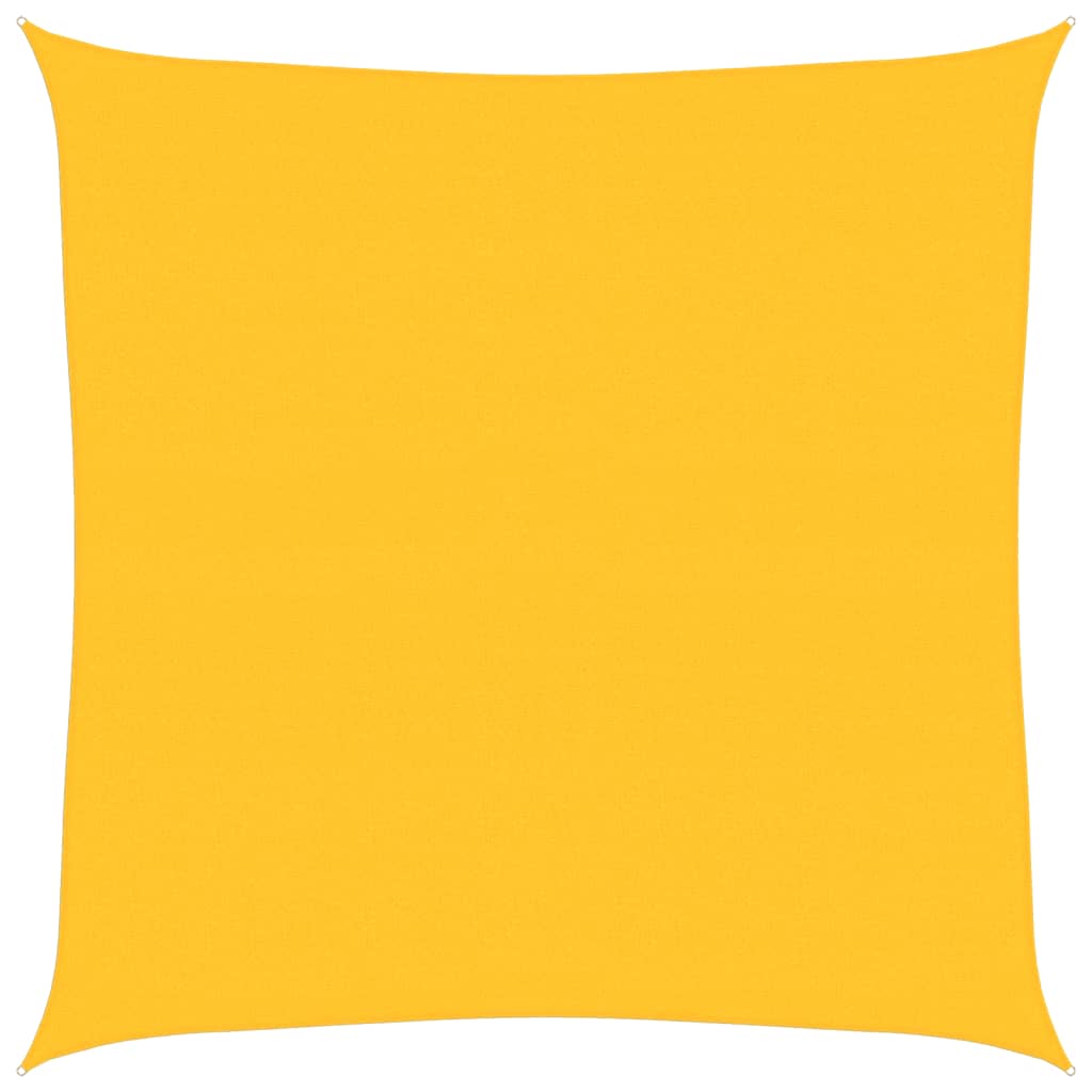 Sunshade Sail 160 g/m² Square Yellow 7x7 m HDPE