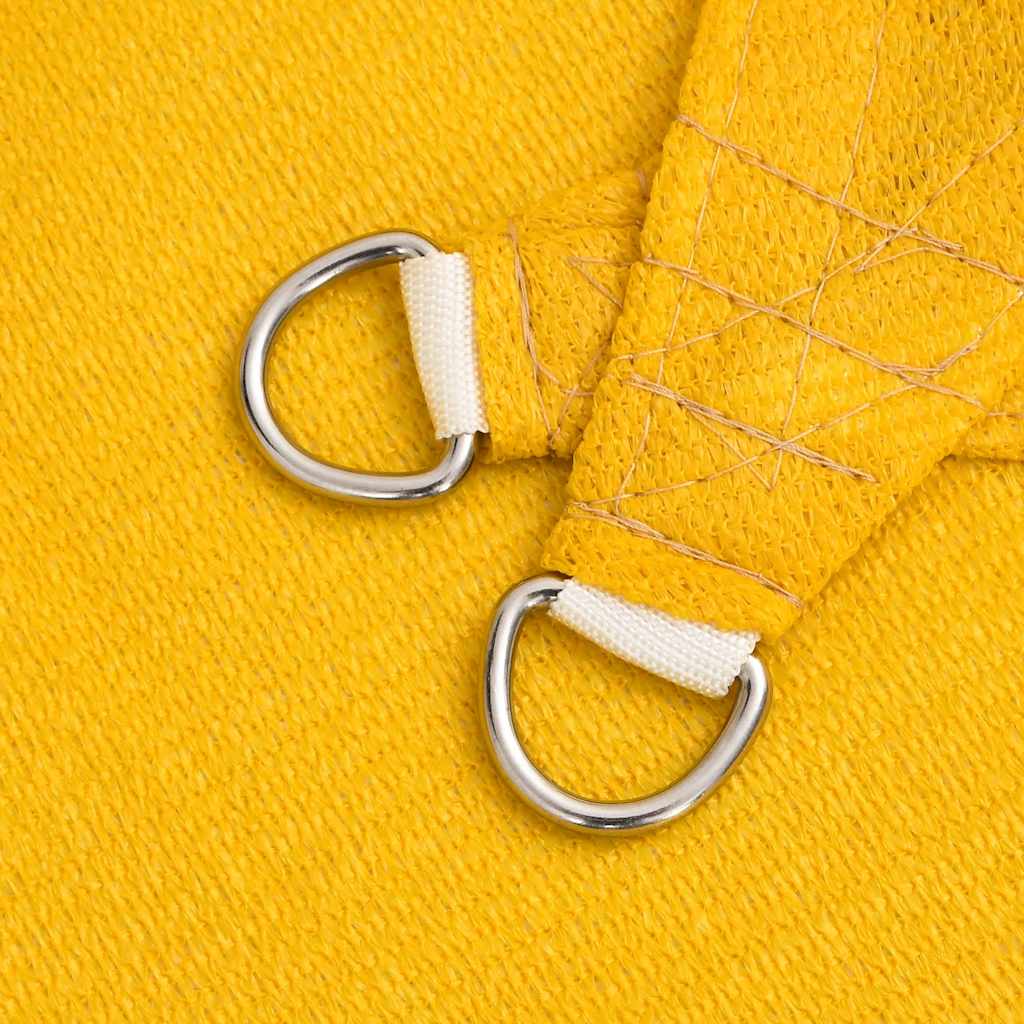Sunshade Sail 160 g/m² Rectangular Yellow 2x3.5 m HDPE