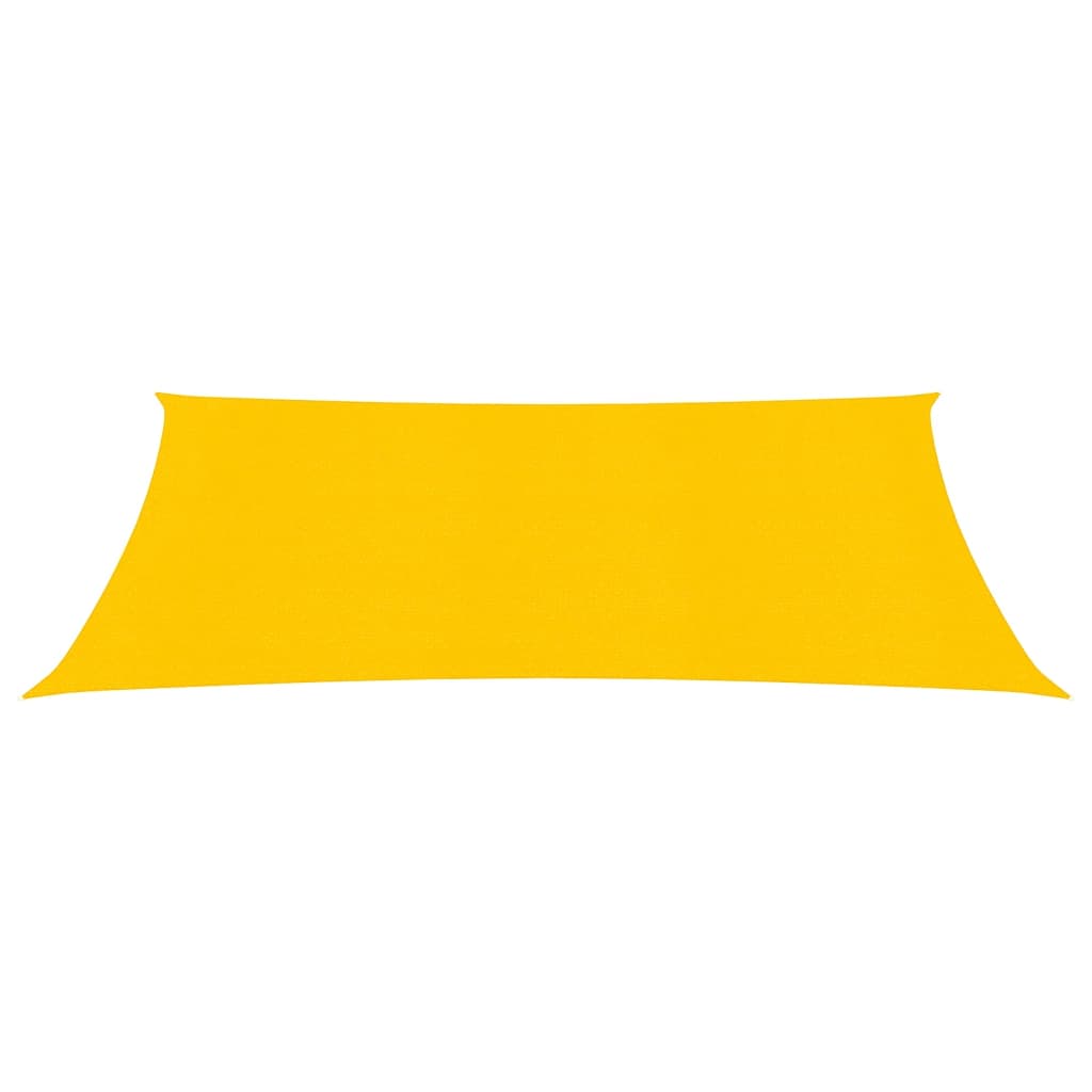 vidaXL Sunshade Sail 160 g/m² Yellow 3x5 m HDPE