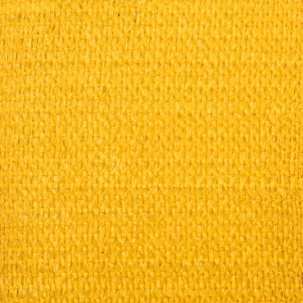 Sunshade Sail 160 g/m² Rectangular Yellow 6x7 m HDPE
