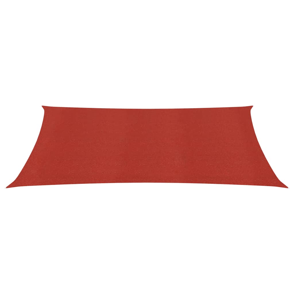 vidaXL Sunshade Sail 160 g/m² Red 2x4.5 m HDPE