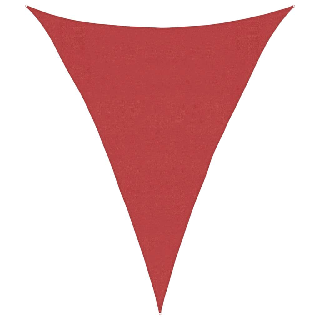 Sunshade Sail 160 g/m² Red 3x4x4 m HDPE