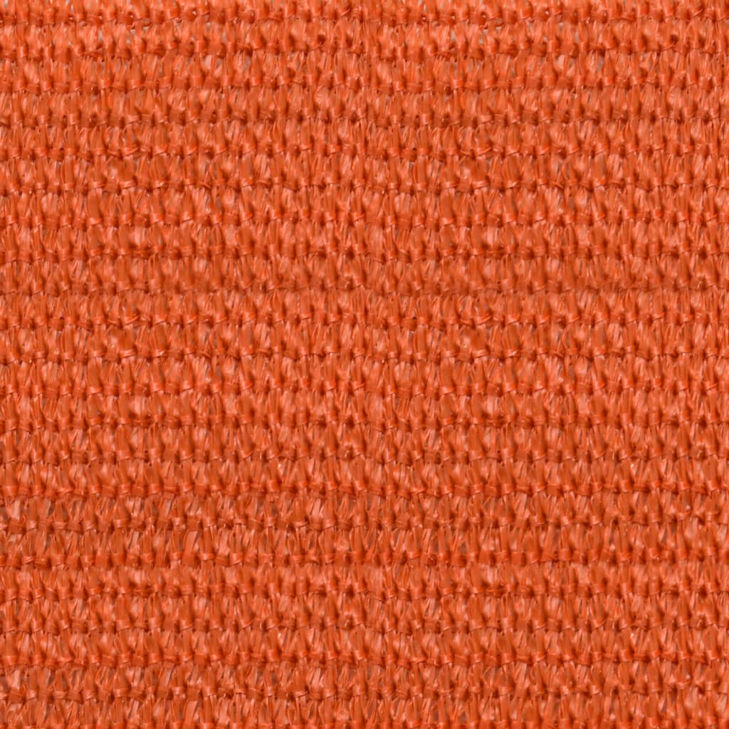 Sunshade Sail 160 g/m² Orange 3.6x3.6 m HDPE