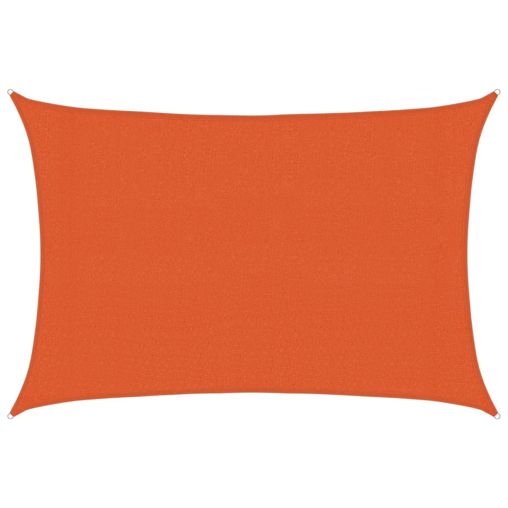 vidaXL Sunshade Sail 160 g/m² Orange 3x4 m HDPE