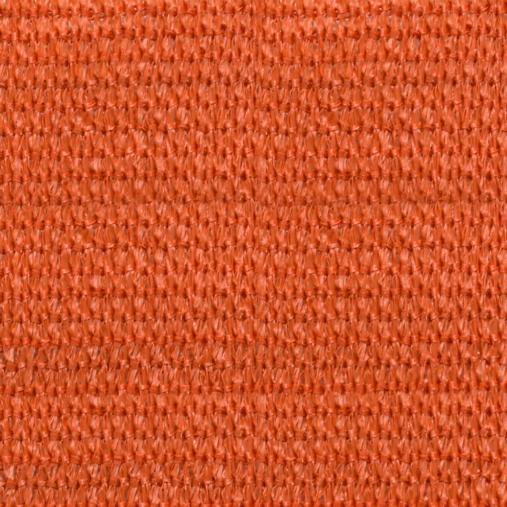 Voile d'ombrage 160 g/m² Orange 3,5x3,5x4,9 m PEHD