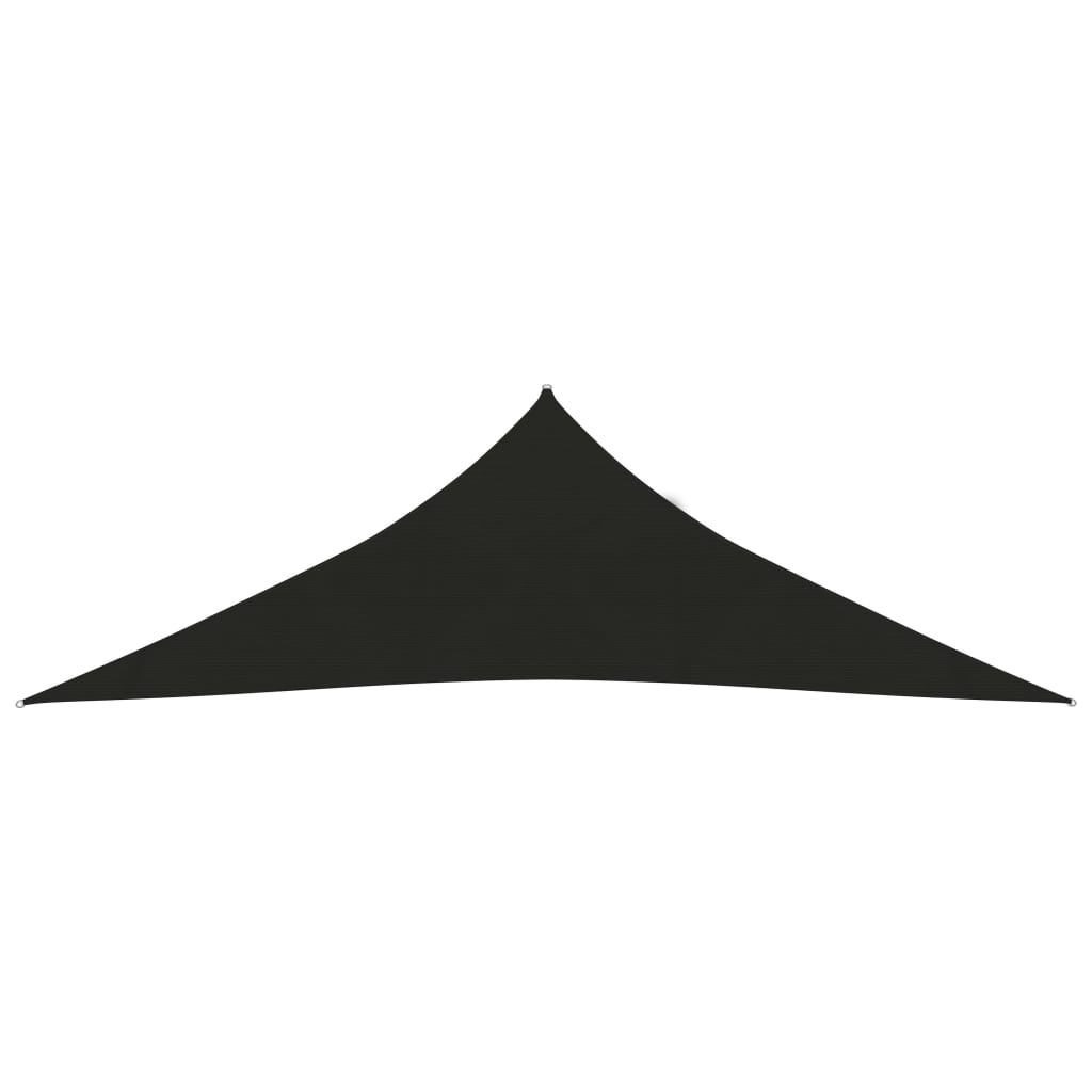 vidaXL Sunshade Sail 160 g/m² Black 4x4x5.8 m HDPE