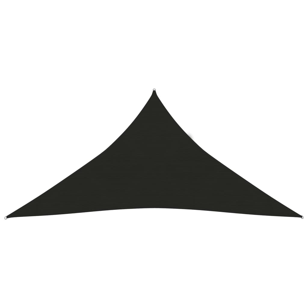 vidaXL Sunshade Sail 160 g/m² Black 4x5x5 m HDPE