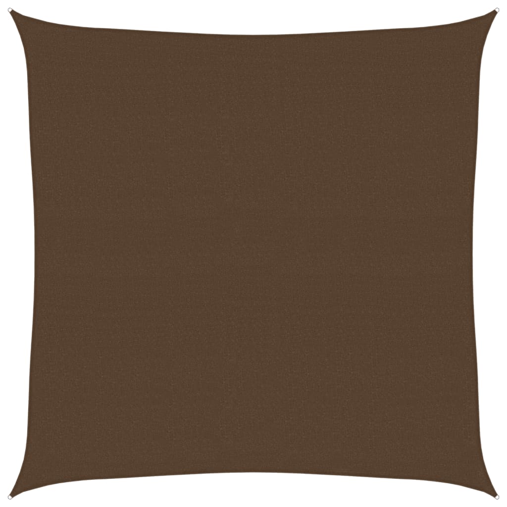 Sunshade Sail 160 g/m² Brown 5x5 m HDPE