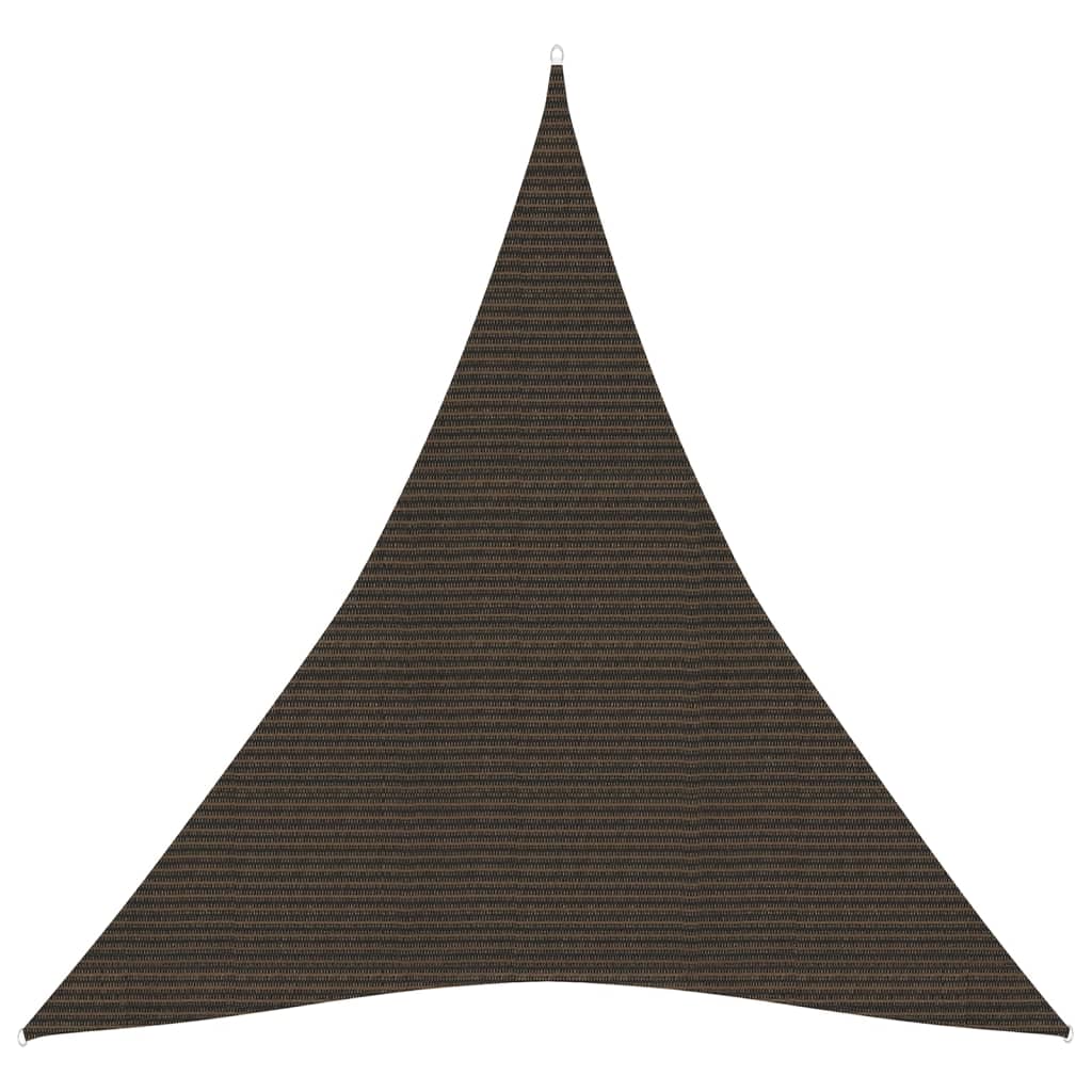 vidaXL Sunshade Sail 160 g/m² Brown 3x4x4 m HDPE