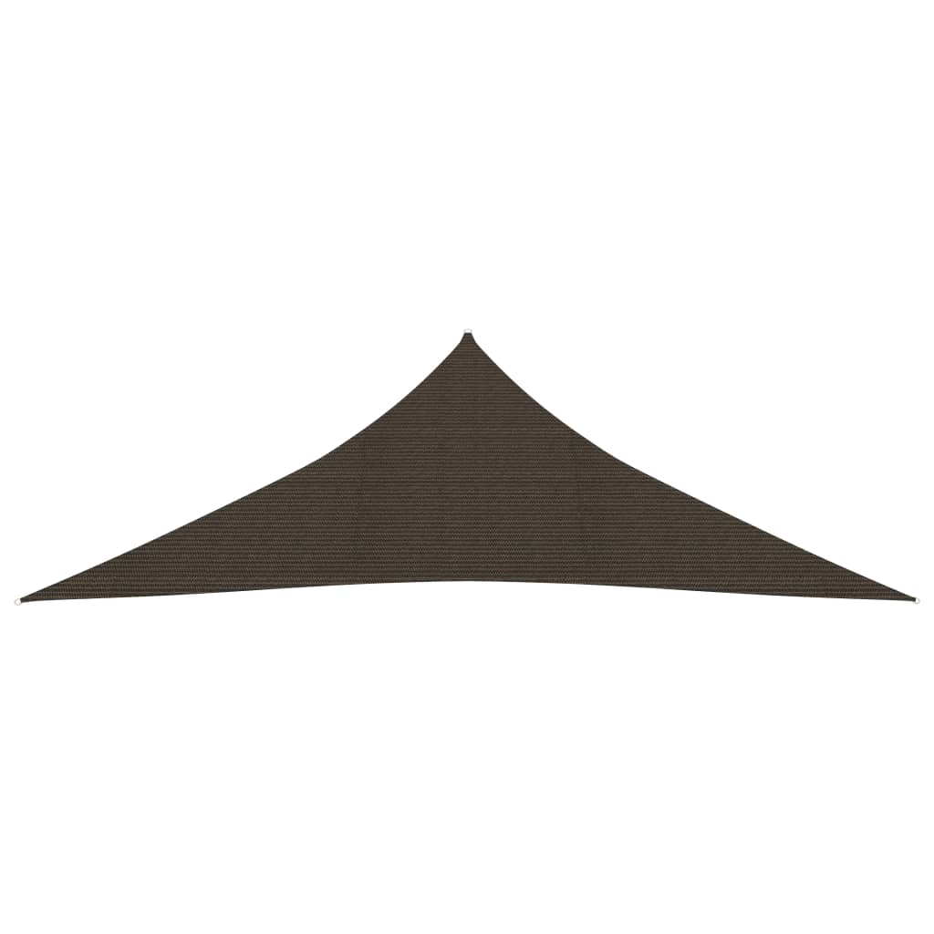 vidaXL Sunshade Sail 160 g/m² Brown 3.5x3.5x4.9 m HDPE