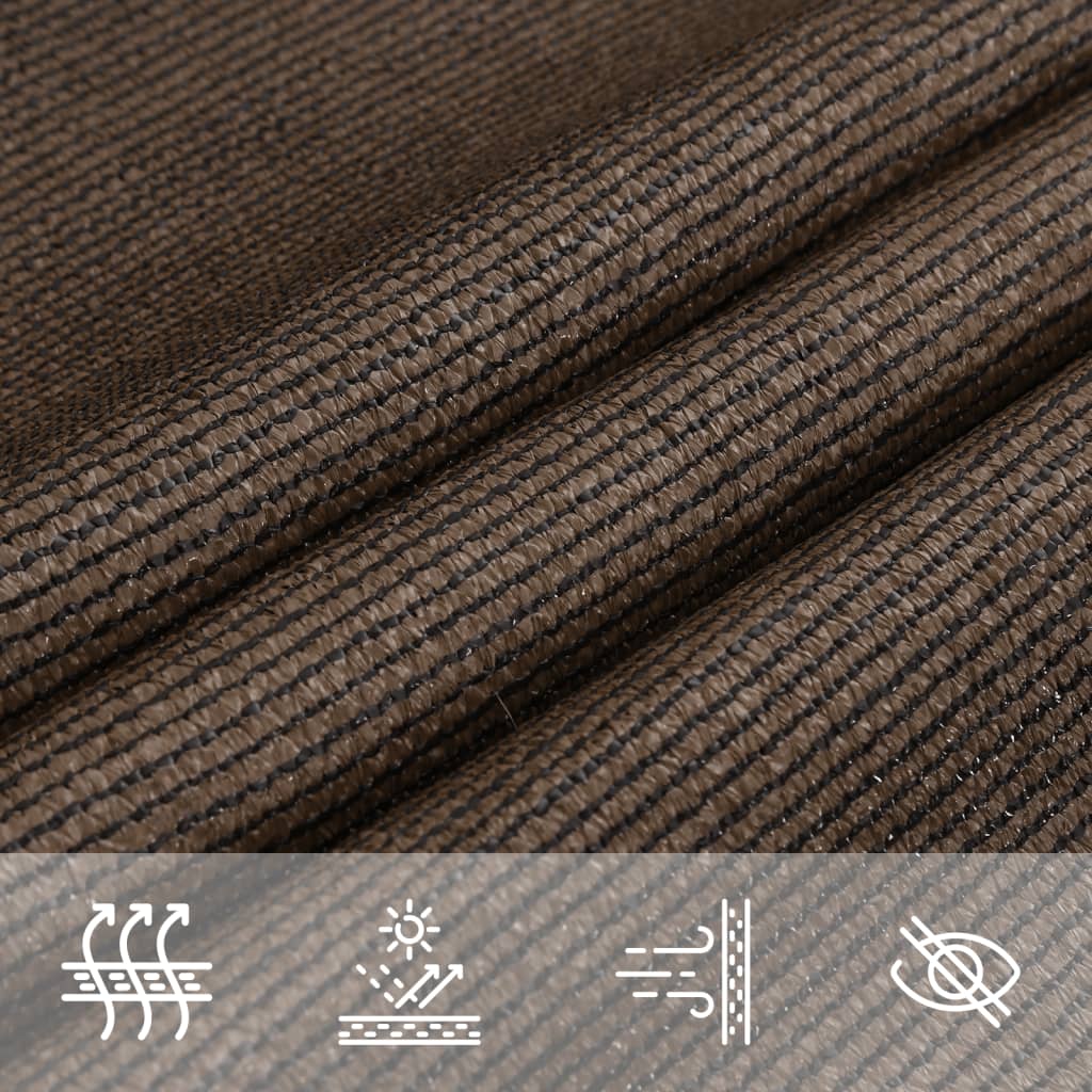 Sun Sail | Brown | High-density polyethylene (HDPE) | 4x4x4 metres