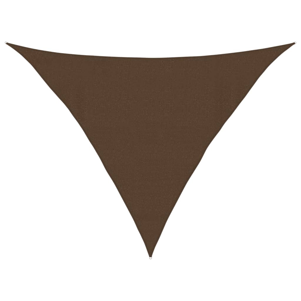 vidaXL Sunshade Sail 160 g/m² Brown 4x4x5.8 m HDPE