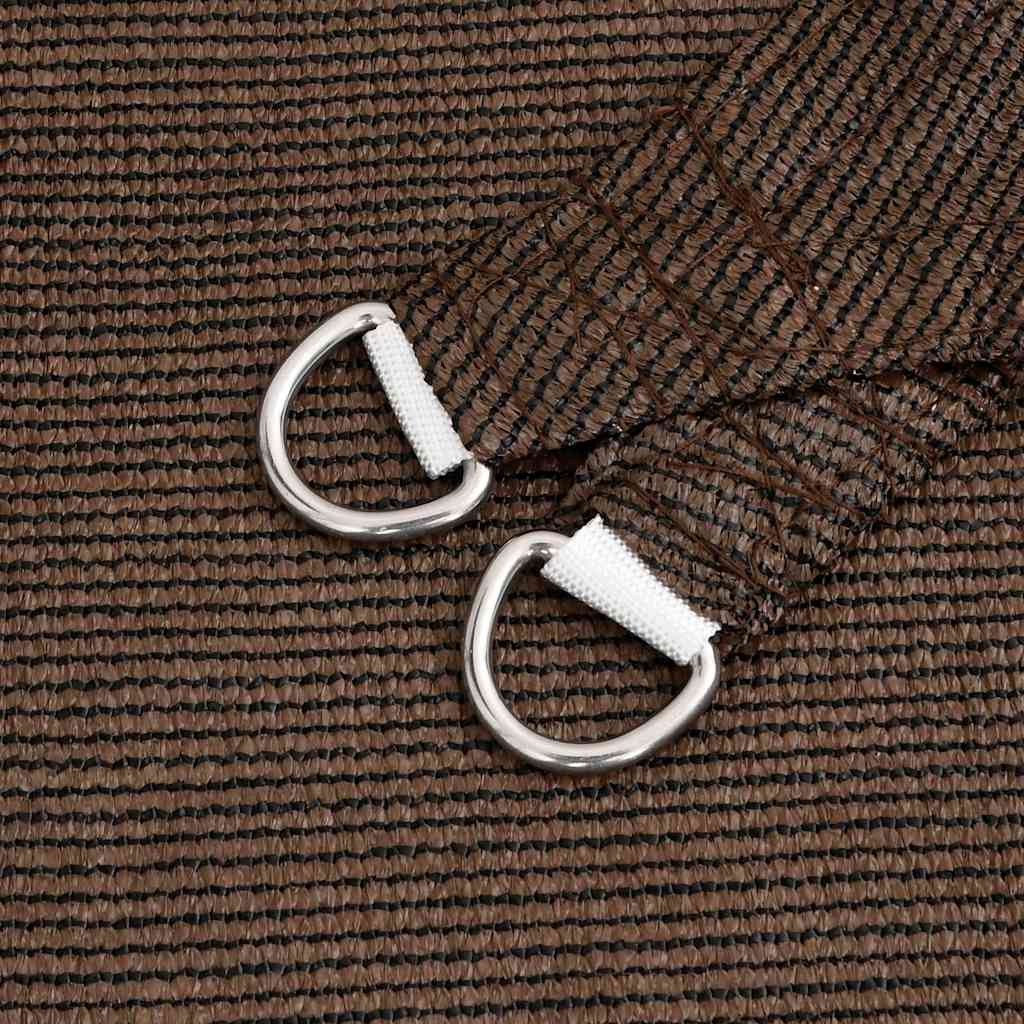 Sunshade Sail 160 g/m² Trapezium Brown 4/5x4 m HDPE