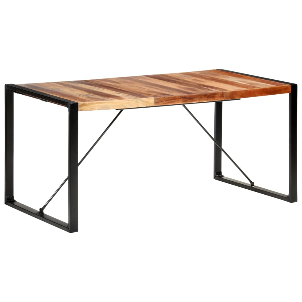 Dining Table 160x80x75 cm Solid Wood